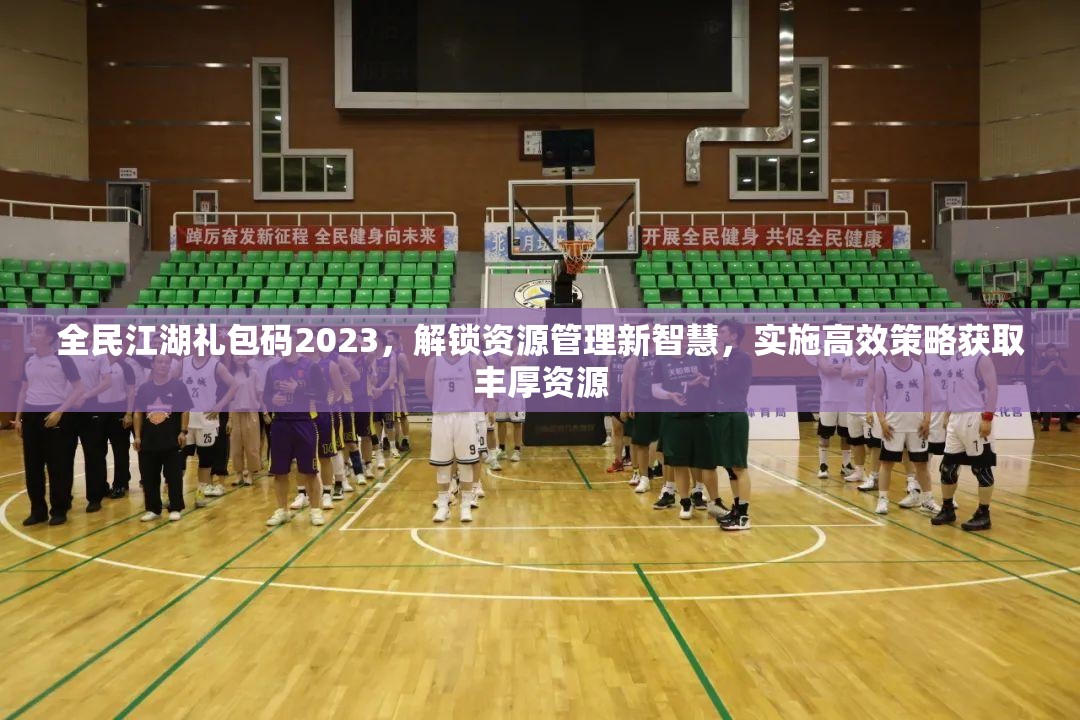 全民江湖禮包碼2023，解鎖資源管理新智慧，實施高效策略獲取豐厚資源