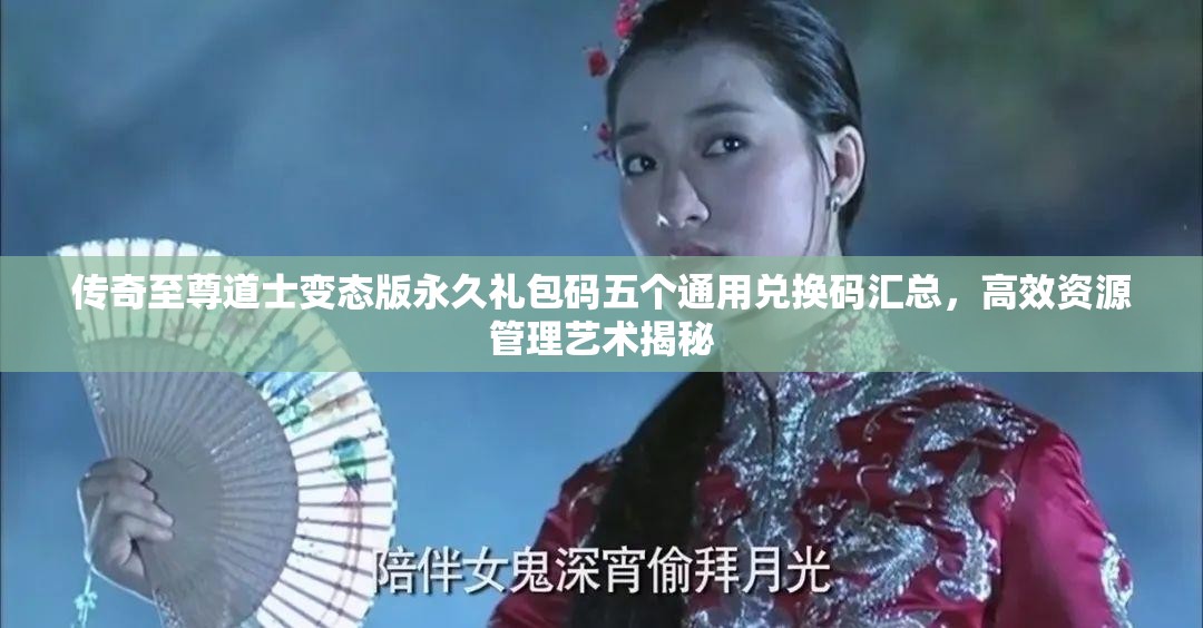 傳奇至尊道士變態(tài)版永久禮包碼五個通用兌換碼匯總，高效資源管理藝術(shù)揭秘