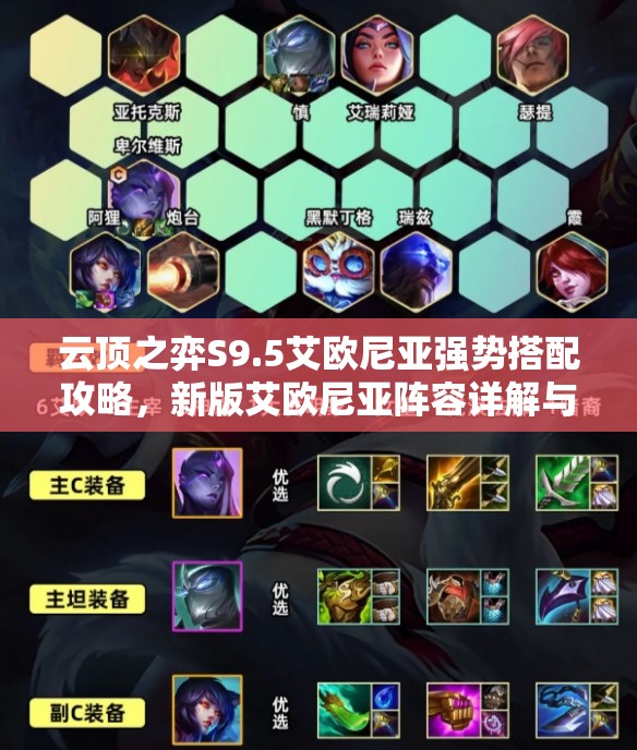 云頂之弈S9.5艾歐尼亞強勢搭配攻略，新版艾歐尼亞陣容詳解與資源管理策略