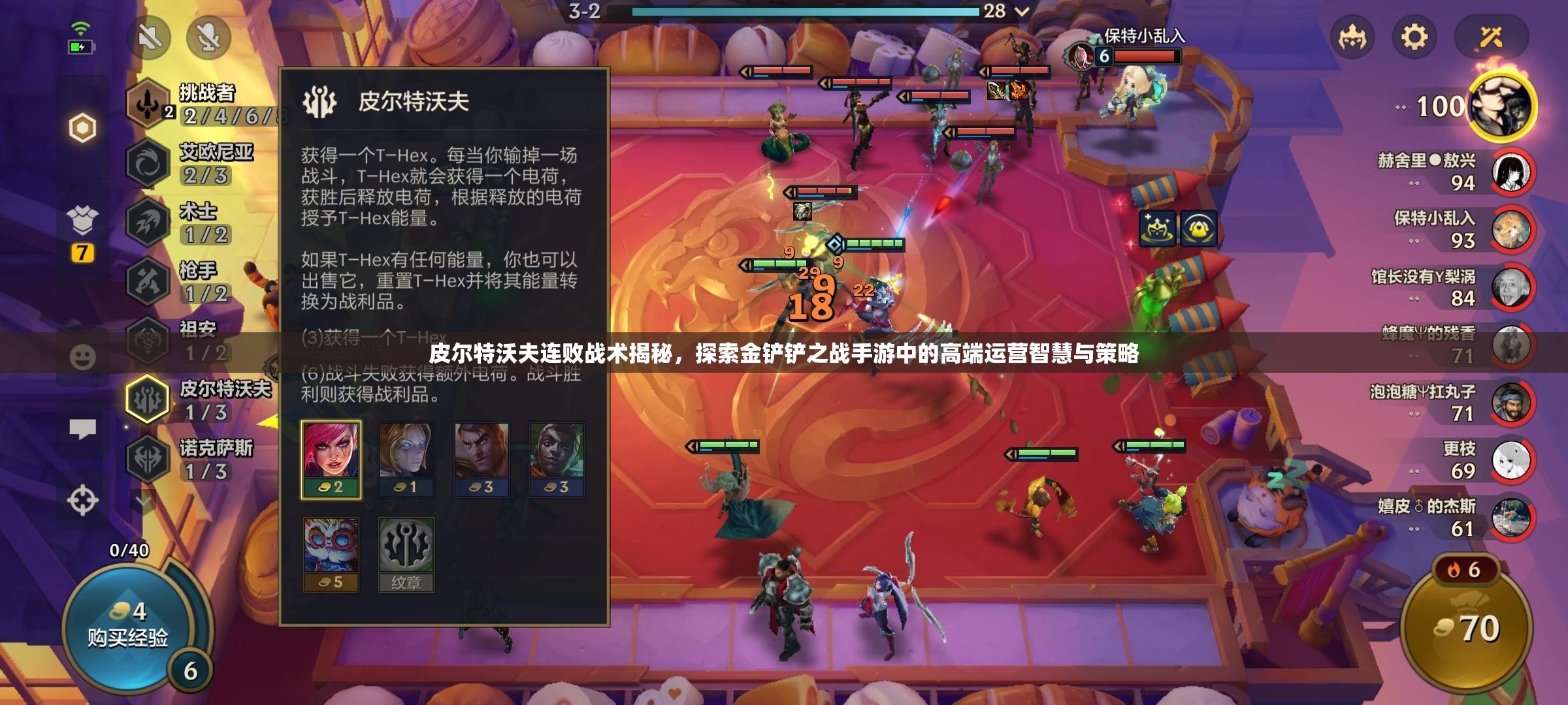 皮爾特沃夫連敗戰(zhàn)術(shù)揭秘，探索金鏟鏟之戰(zhàn)手游中的高端運(yùn)營(yíng)智慧與策略