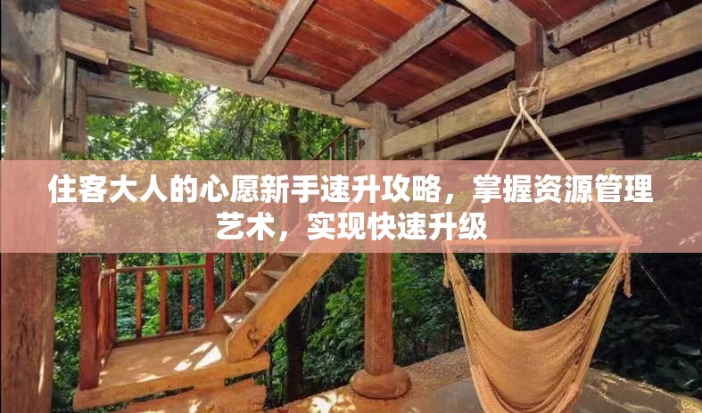住客大人的心愿新手速升攻略，掌握資源管理藝術(shù)，實(shí)現(xiàn)快速升級(jí)