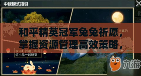 和平精英冠軍兔兔祈愿，掌握資源管理高效策略，實(shí)現(xiàn)游戲價(jià)值最大化