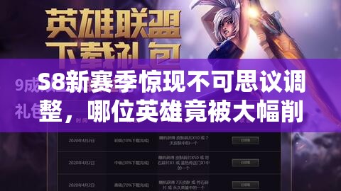 S8新賽季驚現(xiàn)不可思議調(diào)整，哪位英雄竟被大幅削弱？