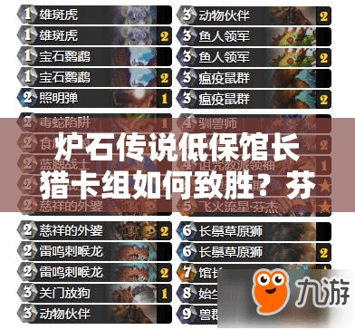 爐石傳說低保館長獵卡組如何致勝？芬杰獸群鋪場策略深度揭秘！