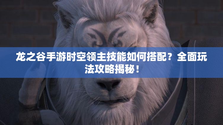 龍之谷手游時(shí)空領(lǐng)主技能如何搭配？全面玩法攻略揭秘！