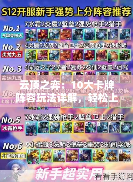 云頂之弈：10大卡牌陣容玩法詳解，輕松上分秘籍全攻略