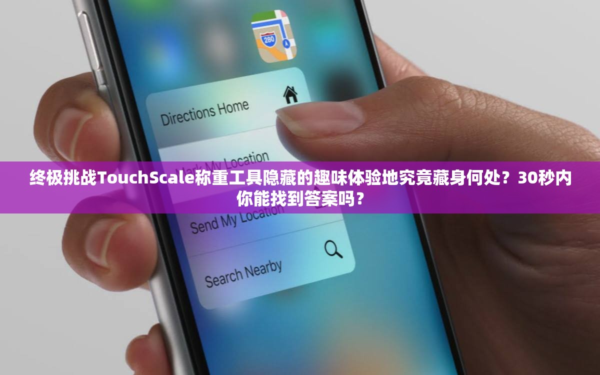 終極挑戰(zhàn)TouchScale稱(chēng)重工具隱藏的趣味體驗(yàn)地究竟藏身何處？30秒內(nèi)你能找到答案嗎？