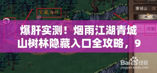 爆肝實測！煙雨江湖青城山樹林隱藏入口全攻略，90%玩家不知道的秘道